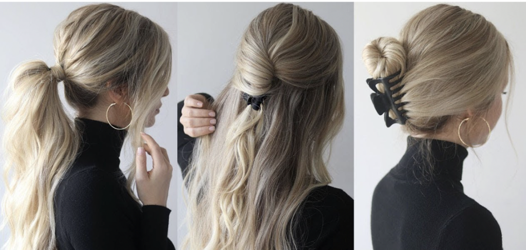 hairstyles with hair clips